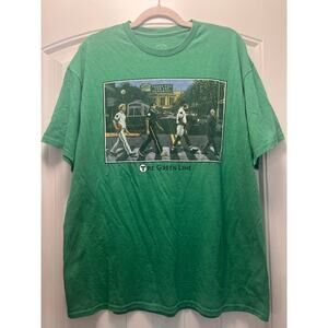 Boston Celtics Legends Men’s The Green Line Graphic Pullover T Shirt SZ XL Green